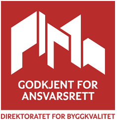 Godkjent for ansvarsrett - Logo